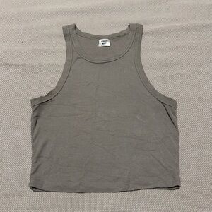 Aritzia Sunday Best Green Racer Back Tank Top